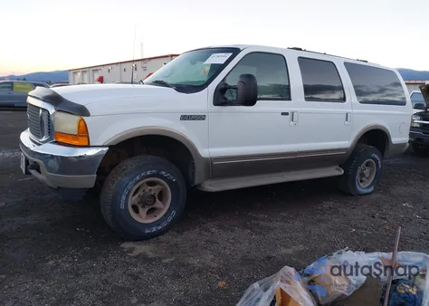 2000 Ford Excursion Limited из США, поврежденный, VIN 1FMNU43S2YEB35604